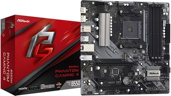 ASRock B550M Phantom Gaming 4 scheda madre AM4 mATX - 1 pezzo