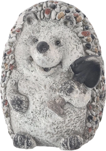 Ceramic Hedgehog with Stone Pattern EBI 22 × 19 × 28 cm