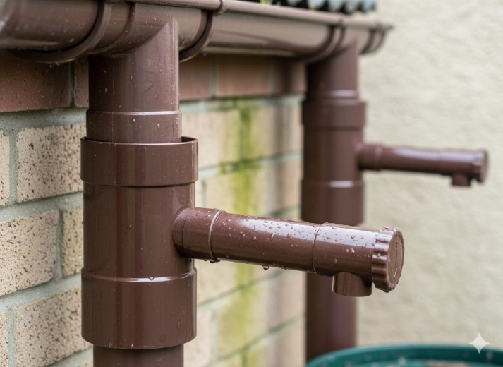 Collecte efficace de l’eau de pluie dans un tonneau