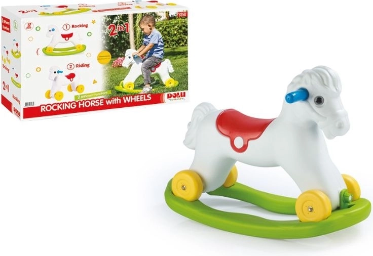 DOLU cavallino a dondolo 2 in 1 con ruote