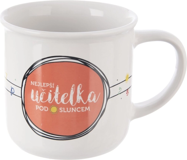 Mug « Meilleure enseignante » 0,34 l en porcelaine