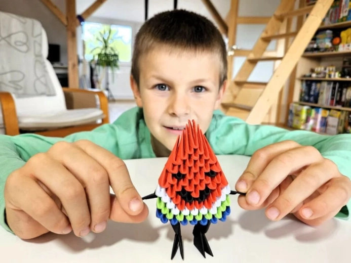 Colorful 3D decoration