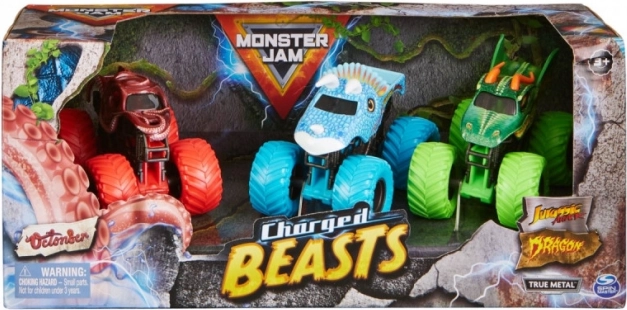 Monster Jam Fahrzeug 1/64 3er-Pack