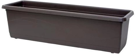 Cassetta in plastica Lobelia 40 cm marrone