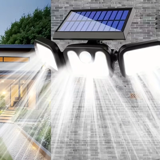 Groothoek en helder licht dankzij 74 LED’s