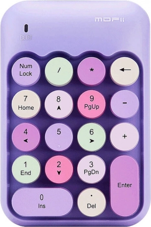 Bezdrôtová numerická klávesnica MOFII X910 (fialová)