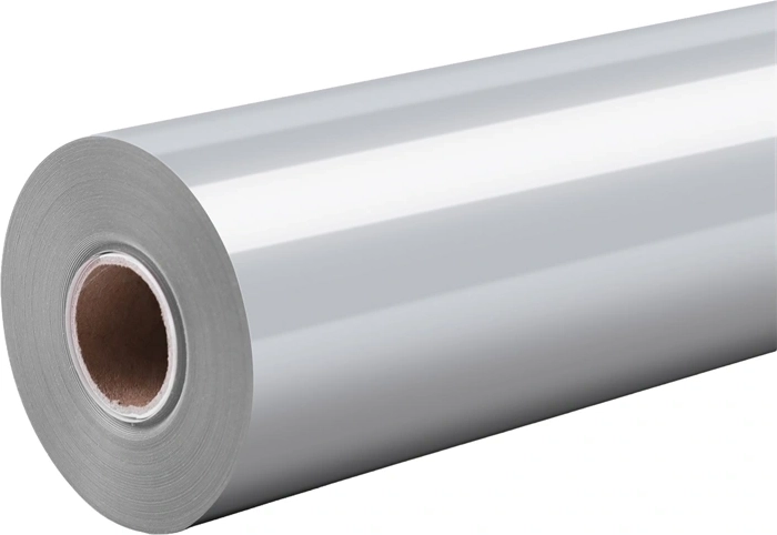 HTVRONT Pure termotransferfolie sølv 30,5 cm × 1,8 m