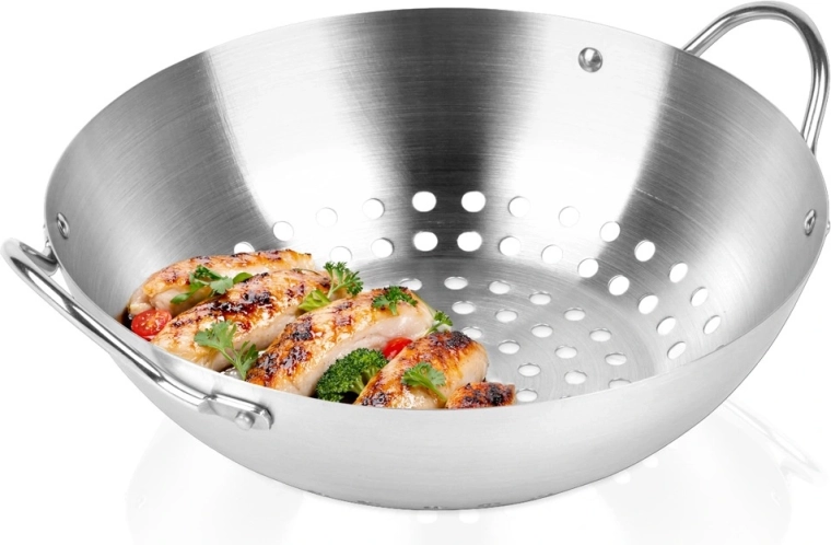 Cestello grill perforato Vilde in acciaio inox 20,5 cm
