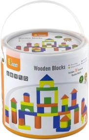 Viga Wooden Building Blocks 50 Pieces
