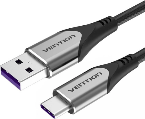 Cavo USB-C a USB 2.0 Vention COFHG FC 5A 1,5 m (grigio)