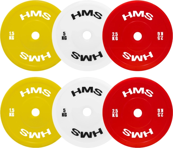 Set di dischi tecnici HMS TPP 2 × 1,5–5 kg