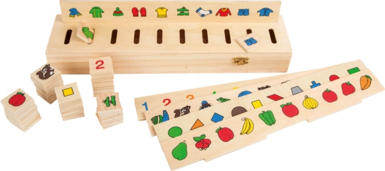 Wooden Motor Skills Sorting Insert by Small Foot