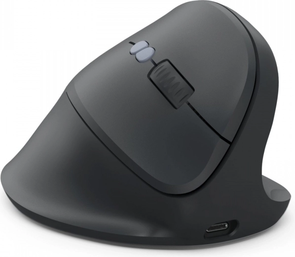 Mouse verticale ergonomico multi‑device nera