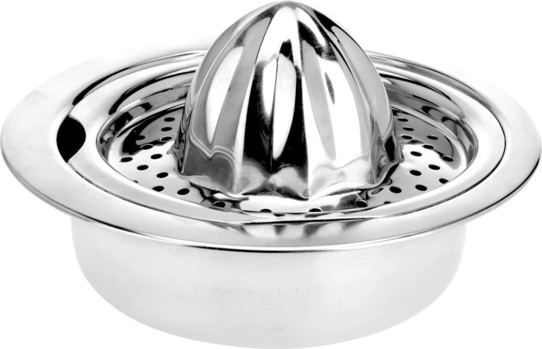 Spremiagrumi manuale in acciaio inox con ciotola