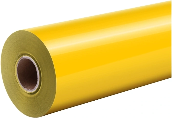 HTVRONT Pure pellicola per termotrasferimento 30,5 cm × 1,8 m gialla