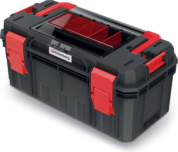 Kistenberg S Block Alu Log tool case 550 × 280 × 264 mm with organizer and IP55