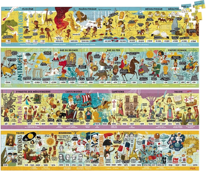 Grandi puzzle in legno della storia VILAC