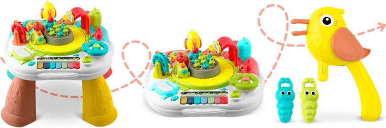 2-in-1: table and educational board