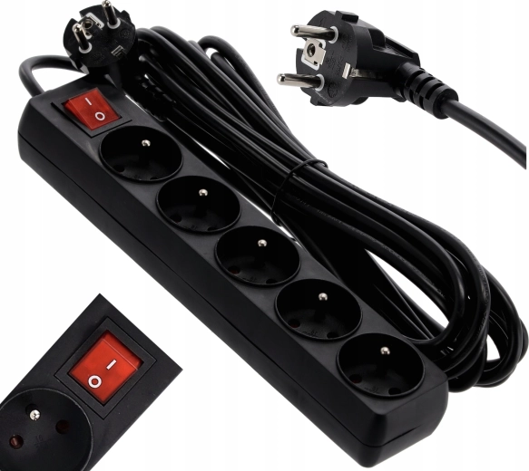 Lungo cavo in rame da 5 m