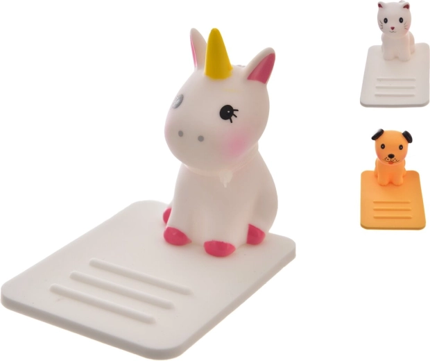 Supporto per cellulare in plastica (UH) a forma di animaletto – 3 varianti