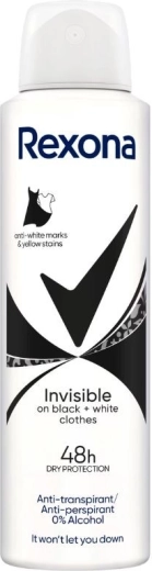 Rexona antitraspirante Invisible Black & White 150 ml