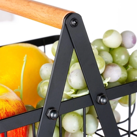 Struttura in metallo resistente con manico in legno