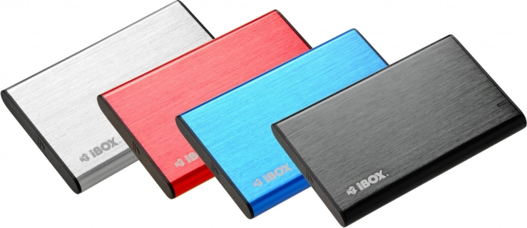 Externý box IBOX HD-05 pre 2,5" disk USB 3.1, sivý