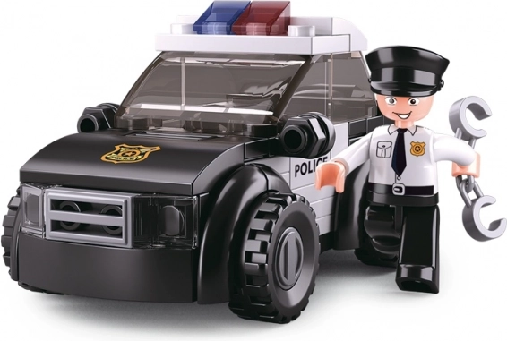 Sluban Police Patrol Car 4 in 1