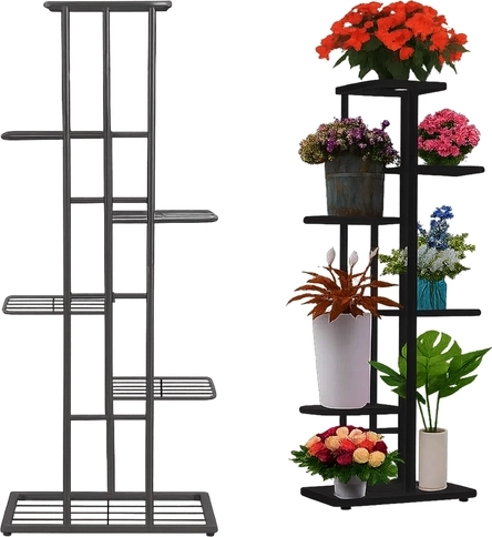 Metal Standing Planter RUHHY 6 Levels
