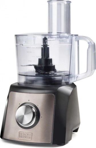 Robot da cucina 1,5 l con modalità a impulsi e dischi in acciaio inox