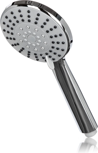 Wide Shower Head, 3 Functions, Chrome