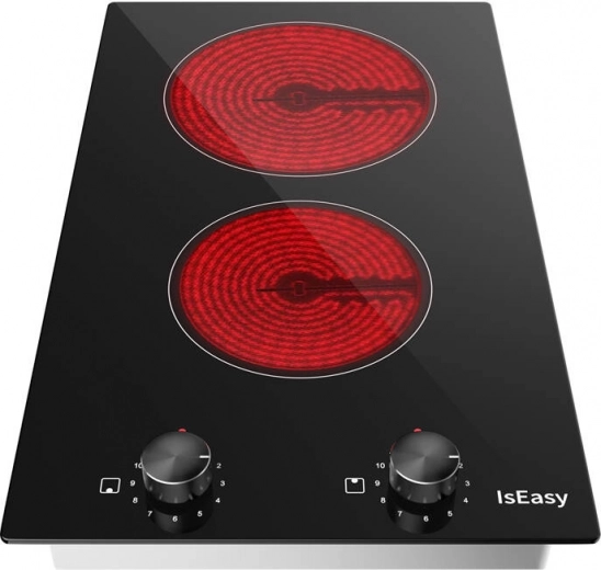 Dvouzónový indukční vařič IsEasy s knoflíky