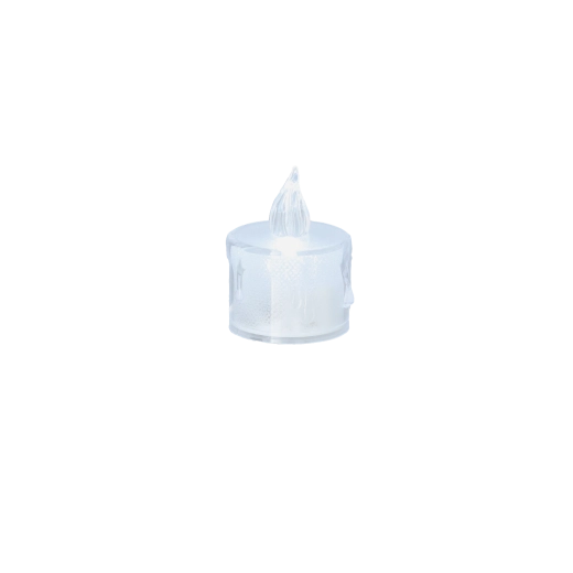 LED tealight candle semi-transparent 3.5 × 4.5 cm – warm white