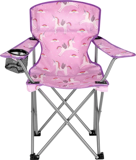 Sedia da campeggio pieghevole per bambini NILS Camp unicorni