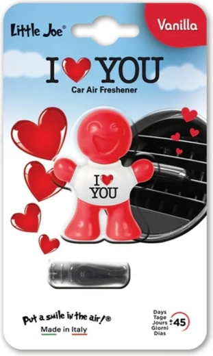 Little Joe Supair Drive 3D Auto-Lufterfrischer vanilla I love you - 1 Stück