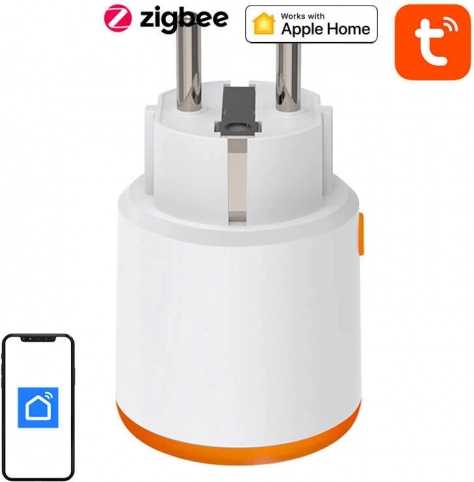 NEO smart plug with energy monitoring 16 A, Zigbee, Apple HomeKit and Tuya