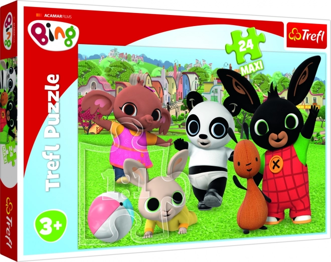 Puzzle TREFL BING Maxi 24 pezzi – divertimento al parco