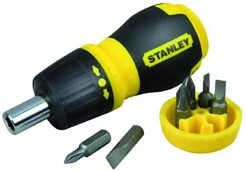 Tournevis à cliquet multibits 7 pièces STANLEY