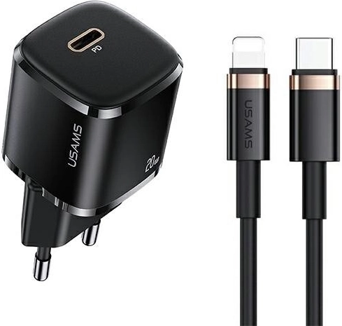 Wall Charger 1x USB‑C 20 W with Lightning Cable PD 3.0 – Lightning