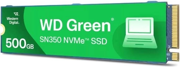 Disque SSD WD Green SN350 500 Go M.2 2280 NVMe PCIe
