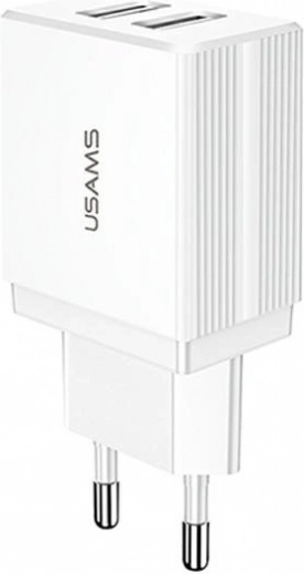 Wall Charger USB 2 Ports White