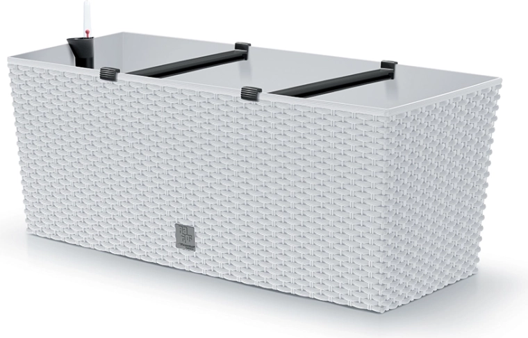Selbstbewässernder Blumenkasten Rato Case 60 cm weiß