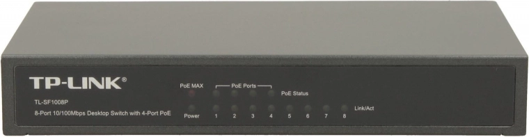 Switch PoE 8 porte 10/100M Desktop