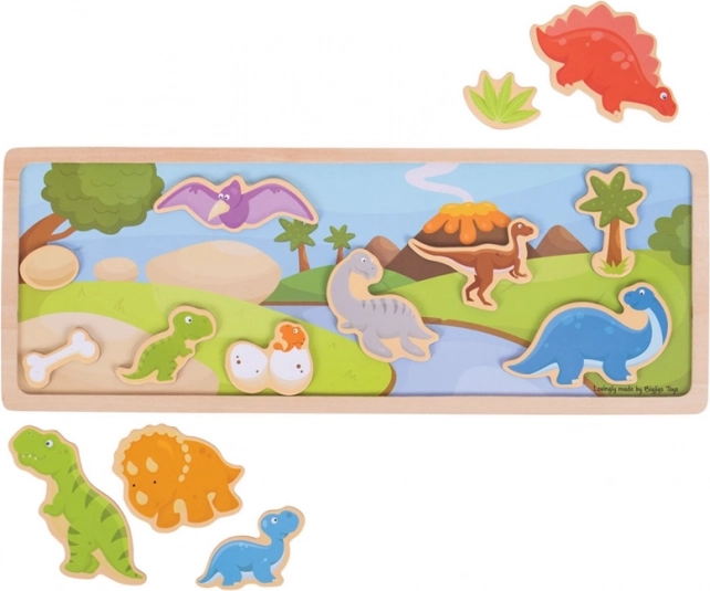 Magnetic Puzzle Dinosaurs Bigjigs Toys