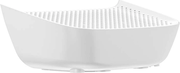 Litter-catching stairs for CatLink Scooper litter box – White