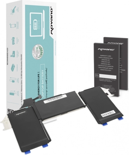 Batteria Movano A1965 per Apple MacBook Air 13 (A1932, A2179) 4379 mAh
