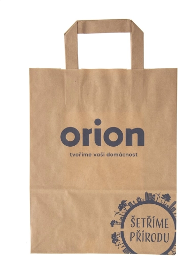 Borsa pubblicitaria in carta RM con motivo «Risparmiamo la natura» 22 × 28 cm