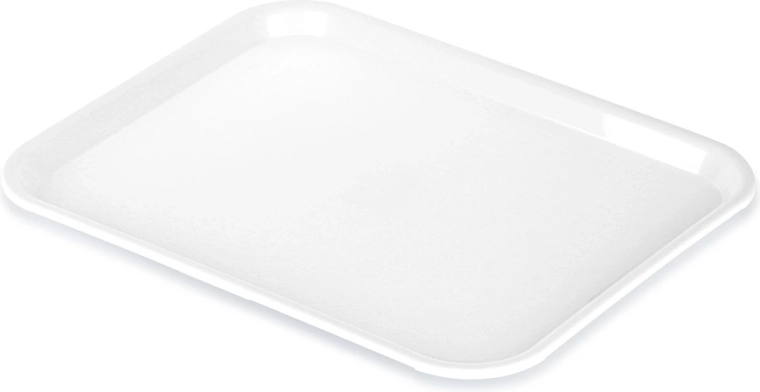 Vassoio da portata in plastica bianco 45,5 × 35,5 cm