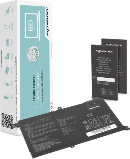 Batteria Movano per Asus VivoBook S430/X430U/K430 3600 mAh (41 Wh)