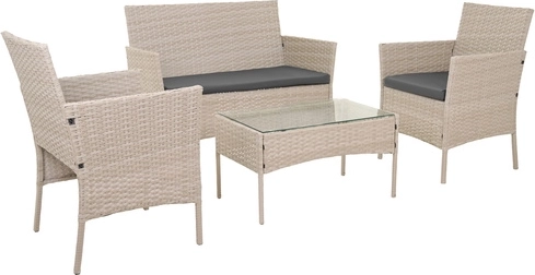 Tavolino con vetro temperato da 5 mm